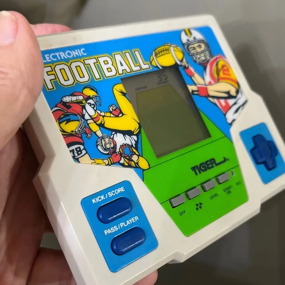 Vintage handheld 1987 Tiger Football game